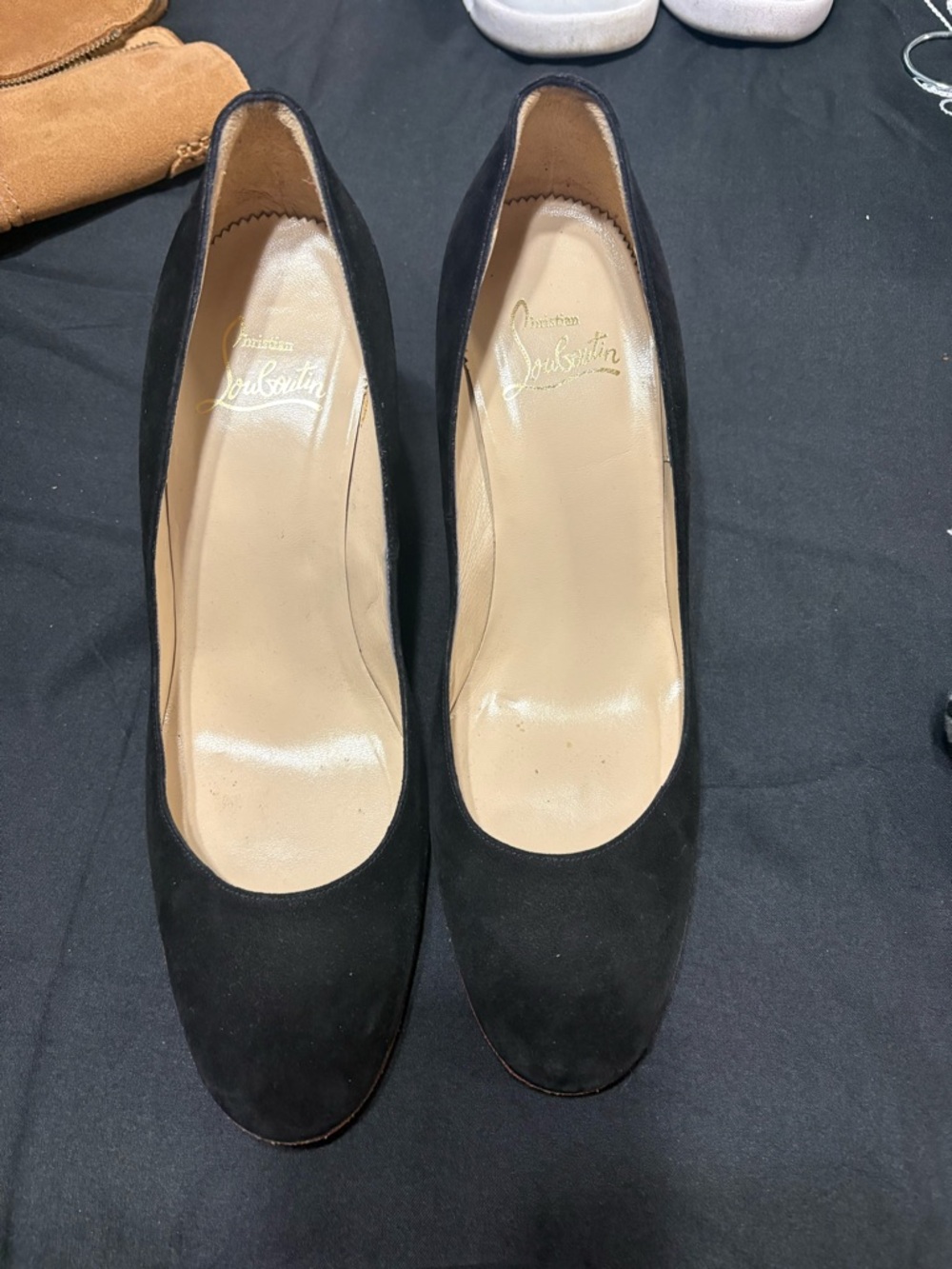 Black Suede Women's Pumps - Classic Elegant Heel